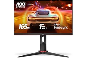 Monitor Gamer AOC Hero 24" 165Hz 1ms Ajuste de Altura 24G2S/BK