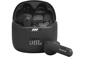 JBL Tune Flex - True Wireless Noise Cancelling Earbuds (Black), Small