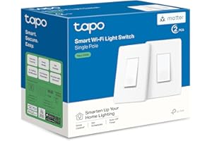 TP-Link Tapo Matter Smart Light Switch: Voice Control w/Siri, Alexa & Google Home | UL Certified | Timer & Schedule | Easy Gu