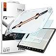 Spigen Tempered Glass Screen Protector [GlasTR EZ FIT] Designed for Tesla Model 3 (2023-2017), Tesla Model Y (2024-2020) 15 i