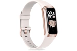 Fitness Tracker with Heart Rate, Step Counter, Sleep Monitor, Calorie Tracking, Activity Tracker with 1.1" AMOLED Touch Color