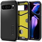 Spigen Tough Armor Designed for Pixel 9 Pro XL Case (2024) [Military-Grade Protection] [Kickstand] - Black