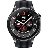 OnePlus Watch 2 Black Steel, 32GB, 100-Hour Battery, Health & Fitness Tracking, Sapphire Crystal Design, Dual-Engine, Wear OS