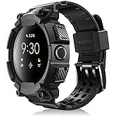 SUPCASE for Google Pixel Watch Case with Band (Unicorn Beetle Pro), [Military-Grade Protection] [Anti-Scratch] Rugged Men Cov