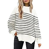 EFAN Women's Oversized Sweaters 2024 Fall Crewneck Batwing Sleeve Pullover Sweaters