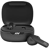 JBL Live Pro TWS 2: 40 Hours of Playtime, True Adaptive Noise Cancelling, Smart Ambient, and Beamforming mics (Black), Small