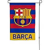 Desert Cactus FC Barcelona Barça Barca Garden Flag Football Futbol Soccer Banner 100% Polyester (Garden Flag A)