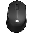 Logitech M330 SILENT Wireless Mouse, 2.4GHz with USB Receiver, Optical Tracking, Quiet & Lightweight, Long Battery Life, for 