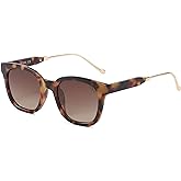 SOJOS Classic Square Polarized Sunglasses for Women Men Retro Trendy UV400 Sunnies SJ2050