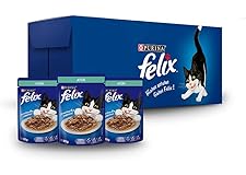 Purina Felix Pouches Alimento Húmedo Sabor Atun, Paquete con 24 Pzas de 85g