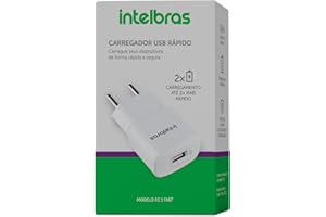 Fonte Carregador USB EC 1 Fast Branco Intelbras