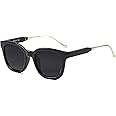 SOJOS Classic Square Polarized Sunglasses for Women Men Retro Trendy UV400 Sunnies SJ2050