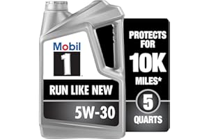 Mobil 1 Advanced Full Synthetic Motor Oil 5W-30, 5 Quart