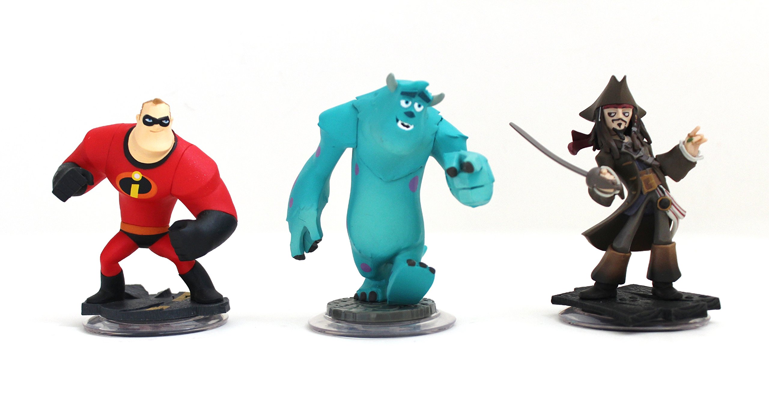 Buy Disney Infinity Characters Jack Sparrow Mr Incredible, Monster Inc ...