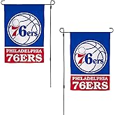 Desert Cactus Philadelphia 76ers Garden Flags Team NBA National Basketball Association Banner 100% Polyester (Design A)