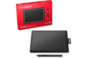 Wacom One CTL472 - Mesa Digitalizadora, Preto / Vermelho