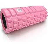 321 STRONG Foam Roller - Medium Density Deep Tissue Massager for Muscle Massage and Myofascial Trigger Point Release, with 4K