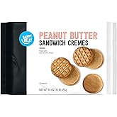 Amazon Brand - Happy Belly Peanut Butter Sandwich Cremes, 1 pound (Pack of 1) (Reformulation)