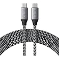 Satechi USB-C to USB-C 100W Charging Cable for USB Type-C Devices - 6.5 Feet (2 Meters) - Compatible with 2020/2019 MacBook P