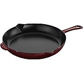 Staub Cast Iron 12-inch Fry Pan - Grenadine, Made in France