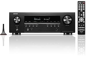 Denon Receptor de home theater AVR S770H 7,2 Ch (modelo 2023) receptor HDMI UHD 8K (75W x 7), transmissão sem fio via HEOS, B