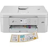 Brother Print & Cut MFC-J1800DW Wireless Color All-in-One Inkjet Printer with Automatic Paper Cutter | Includes Free Refresh 