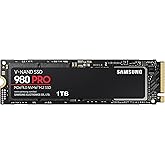 SAMSUNG 980 PRO SSD 1TB PCIe 4.0 NVMe Gen 4 Gaming M.2 Internal Solid State Drive Memory Card , Maximum Speed, Thermal Contro