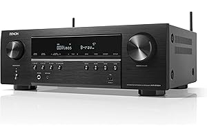 Denon AVR-S760H 7.2-Canal Home Theater AV Receptor 8K Vídeo Ultra HD 4K/120 - (Novo 2021)