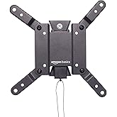 Amazon Basics Tilt TV Wall Mount fits 12-Inch to 40-Inch TVs and VESA 200x200, Black