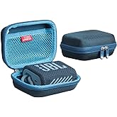 Hermitshell Hard Travel Case for JBL Go 3 / JBL Go 4 Portable Bluetooth Speaker (Blue)