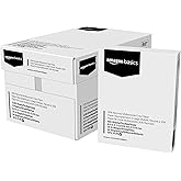 Amazon Basics Bright White 30% Recycled Multipurpose Copy Printer Paper, 8.5" x 11", 10 Reams, 5000 Count (Sheets)