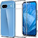 Spigen Ultra Hybrid Designed for Pixel 8a Case (2024) [Anti-Yellowing], [Military-Grade Protection] - Crystal Clear