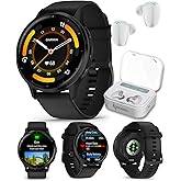 Wearable4U - Garmin Venu 3 GPS Smartwatch AMOLED Display 45 mm Watch, Advanced Health and Fitness Features, Up to 14 Days of 