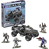 MEGA Halo Infinite Toy Building Sets, UNSC Razorback Blitz with 302 Pieces, 4 Micro Action Figures and Accessories, for Colle