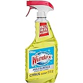 Windex Multisurface Cleaner and Disinfectant Spray, Kills 99.9% of Germs, Viruses and Bacteria, New Packaging Designed to Pre