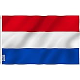 Anley Fly Breeze 3x5 Foot Netherlands Flag - Vivid Color and Fade proof - Canvas Header and Double Stitched - Holland Nationa