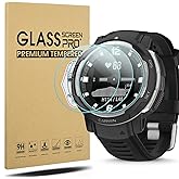 Suoman 3-Pack Screen Protector for Garmin Instinct Crossover, [ 9H Hardness ] for Garmin Instinct Crossover Tempered Glass Sc