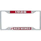 Desert Cactus Detroit Red Wings Team NHL National Hockey League Metal License Plate Frame for Front or Back of Car Officially