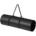 Amazon Basics 1/2 Inch Extra Thick Exercise Yoga Mat with Carrying Strap