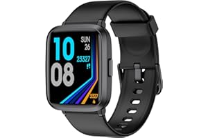 POIUZET Fitness Tracker, Fitness Watch with Blood Oxygen, Blood Pressure & Heart Rate Monitor, Steps Calories Counter, Sleep 