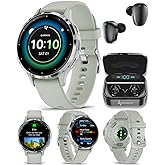 Wearable4U Garmin Venu 3S GPS Smartwatch, AMOLED Display 41 mm Watch, Advanced Health and Fitness Features, Up to 10 Days of 