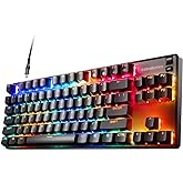 SteelSeries New Apex 9 TKL – HotSwap Optical Mini Keyboard – TKL Esports Design – Optical Switches – RGB Customization – Alum