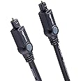 Amazon Basics Toslink Digital Optical Audio Cable, Multi-Channel, for Audio System, Sound Bar, Home Theatre, Gold-Plated Conn