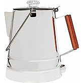 COLETTI Butte Percolator Coffee Pot — Large Coffee Pot, NO Aluminum or Plastic [14 Cup]