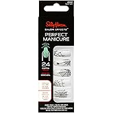 Sally Hansen Salon Effects® Perfect Manicure, Spyder-Light, Press On Nails, Non-Damaging Adhesive Tabs, File, and Alcohol Pad