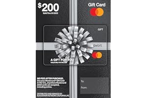 $200 Mastercard Gift Card (plus $6.95 Purchase Fee)