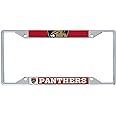 Desert Cactus Florida Panthers License Plate Frame Team NHL Metal Car Tag Holder for Front or Back of Car National Hockey Lea