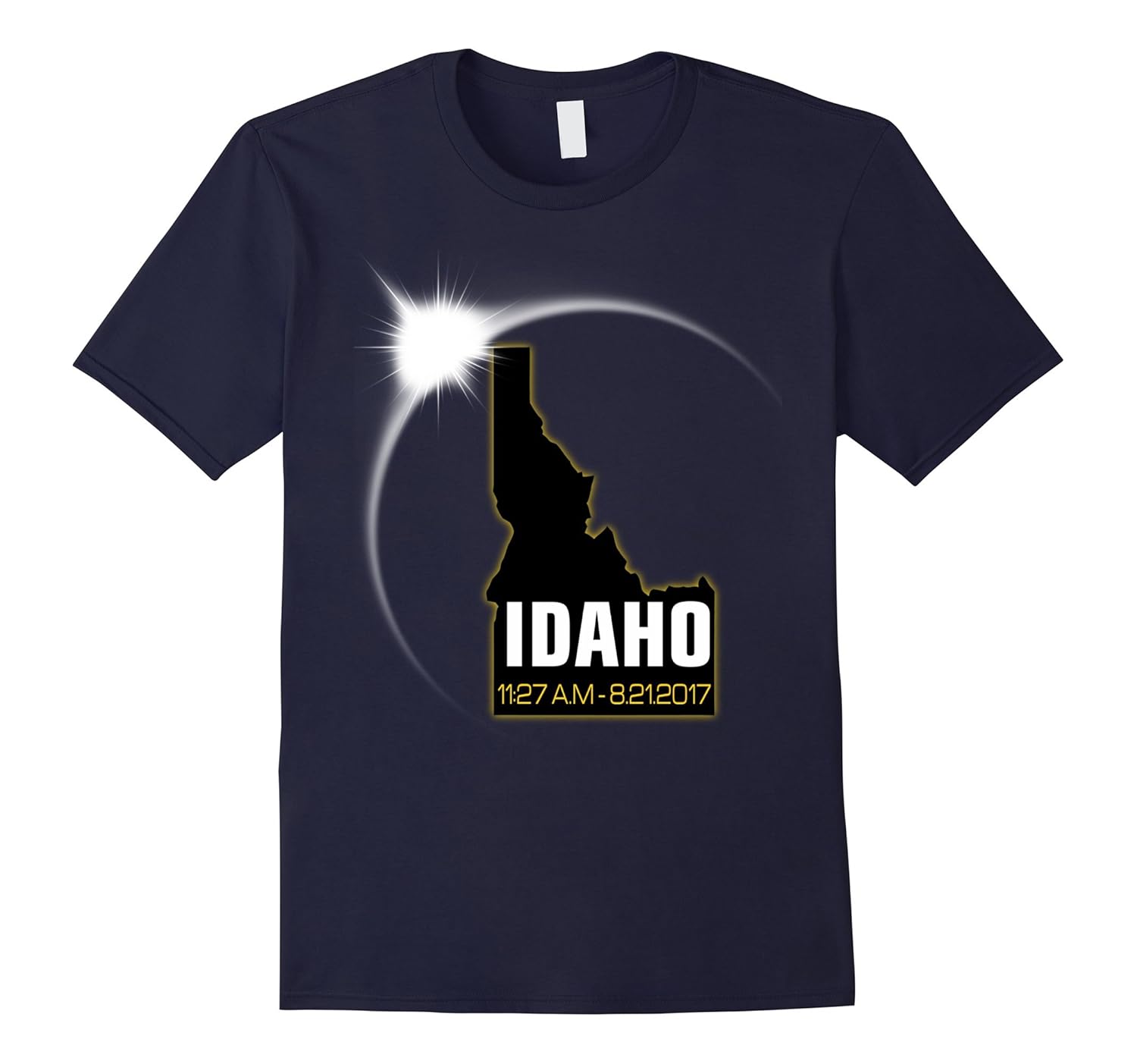 2017 Total Solar Eclipse T Shirt Idaho Eclipse Shirt-BN