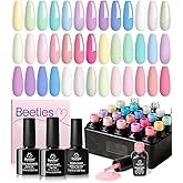 beetles Gel Polish Nail Set 20 Colors Summer Pastel Girly Sparkle Glitter Uv Gel Dreamy Town Collection Macaroon Bright Paste