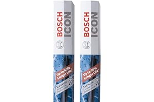 BOSCH 22A22B ICON Beam Wiper Blades - Driver and Passenger Side - Set of 2 Blades (22A & 22B)